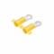 Panduit Ring Terminal, 5/16 in Stud Size, 12 AWG, 600 V, Vinyl Insulated, Yellow, Crimp Termination Only PV12-56HDRB-2K - alternate 1